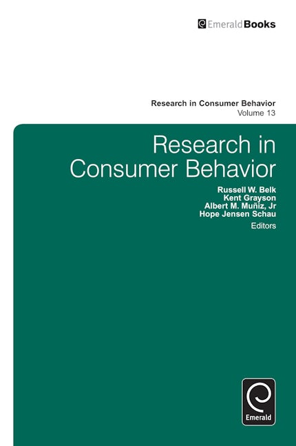 Book cover image for Research in Consumer Behavior ISBN: 9781780521169